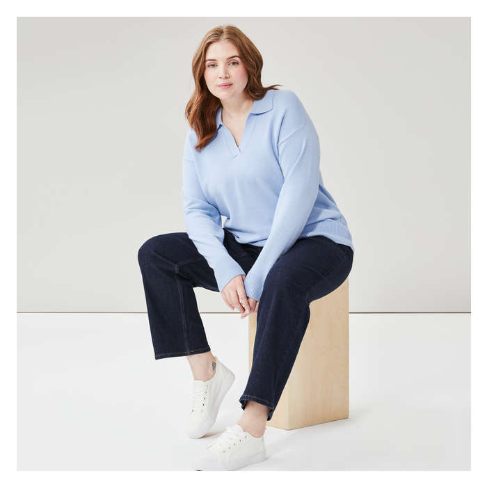 Women+ Collared Pullover